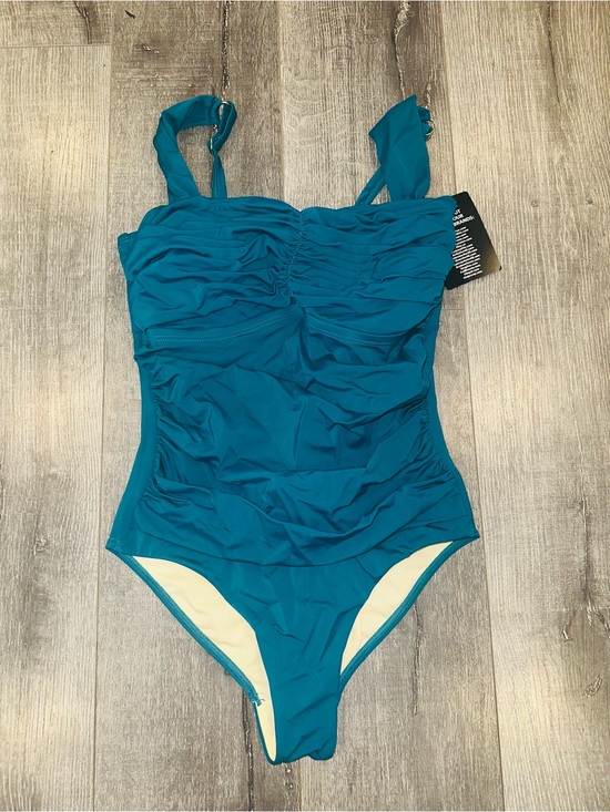 Swimsuits For All Other - Swimsuits for All Woman’s Teal One-Piece Swimsuit with Ruching